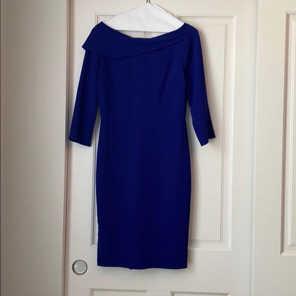 Rachel Roy Blue long sleeve dress